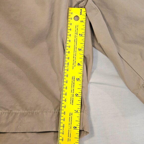 Perry Ellis Men's Tan Shorts Size 34 w/ Cargo Pockets Cotton Blend Classic - Picture 4 of 8